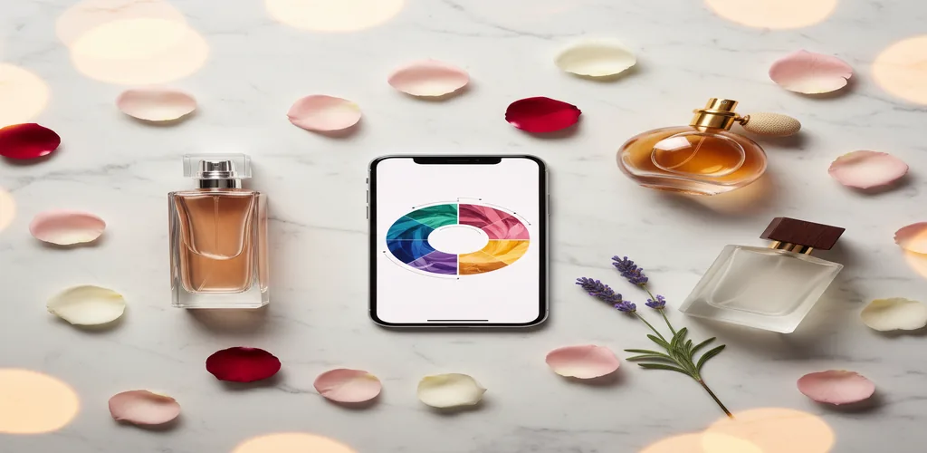 AI perfume scanner on iPhone identifying designer fragrance bottles with Scentra perfume identification app